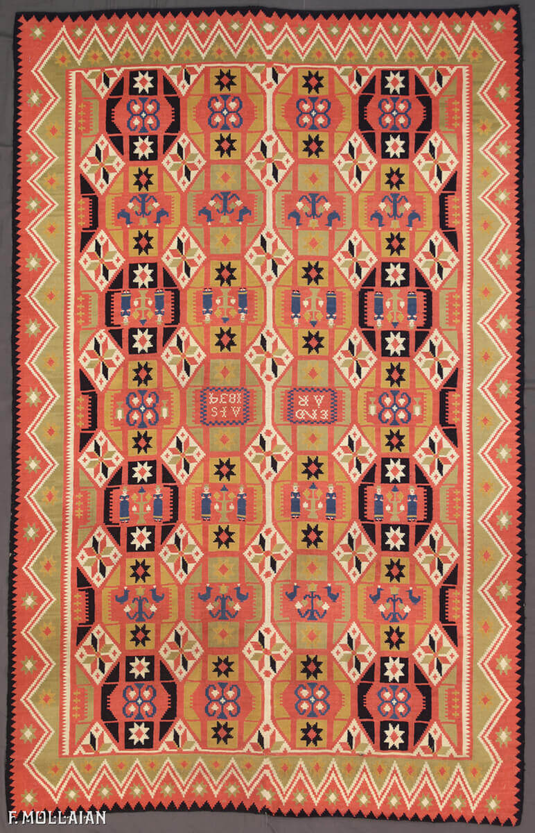 Antique Swedish Rollakan (Textile) n°:28636605